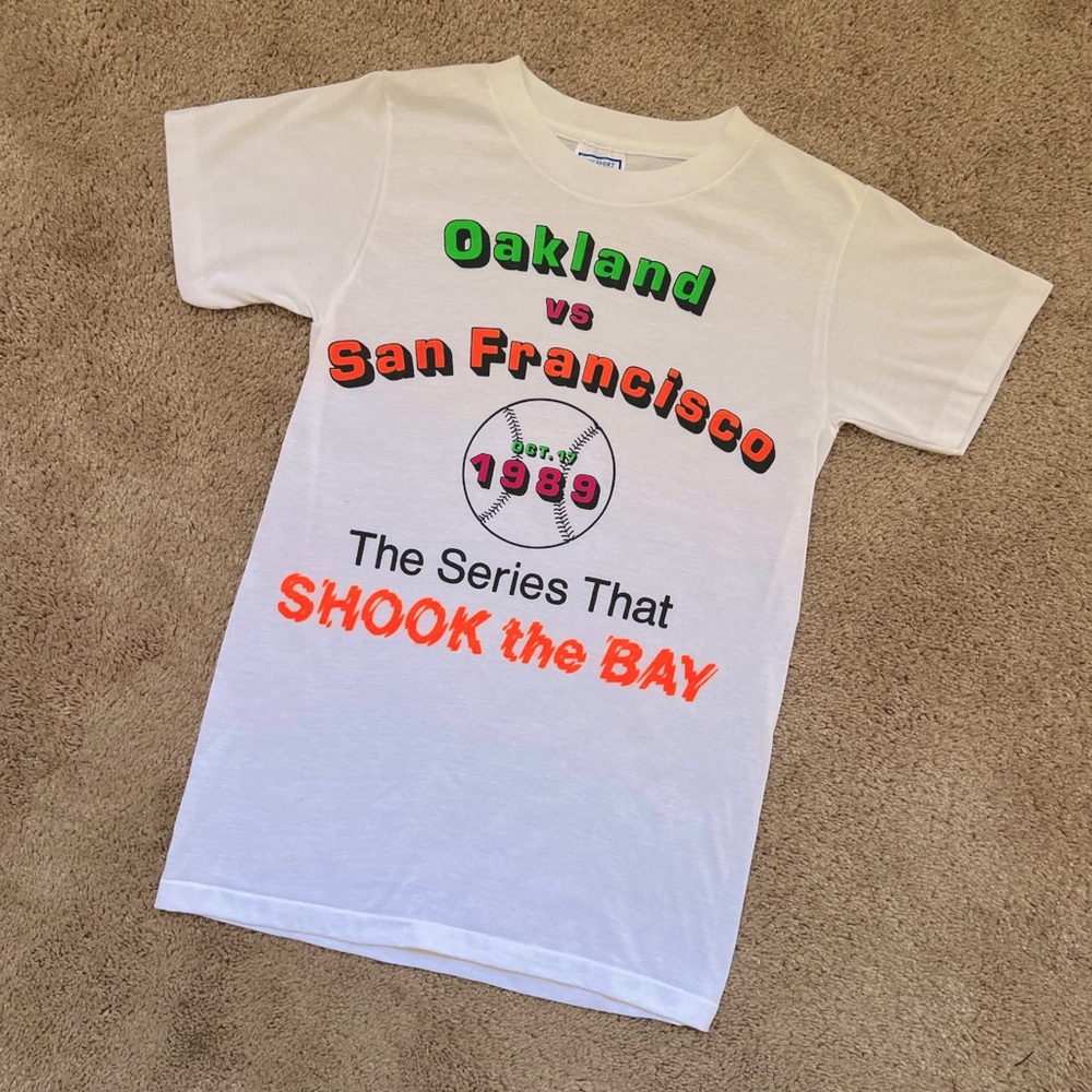 San Francisco 1989 Earthquake Vintage Tee Sz Small